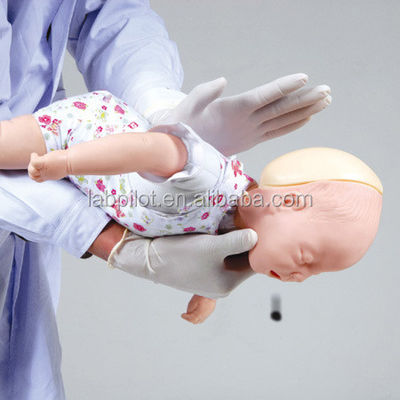 Προχωρημένο PVC Vivid Baby Doll Πρώτη Βοήθεια βρέφος Asphyxial Manikin Πρότυπο Αποφρακτισμού Αεροδρόμων