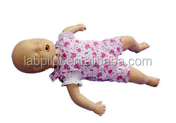 Προχωρημένο PVC Vivid Baby Doll Πρώτη Βοήθεια βρέφος Asphyxial Manikin Πρότυπο Αποφρακτισμού Αεροδρόμων
