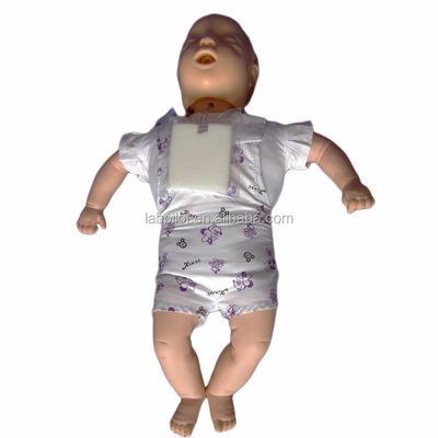 Προχωρημένο PVC Vivid Baby Doll Πρώτη Βοήθεια βρέφος Asphyxial Manikin Πρότυπο Αποφρακτισμού Αεροδρόμων