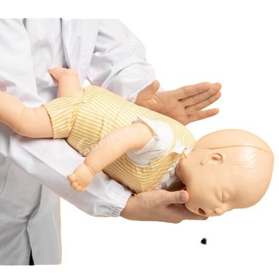 Νεογέννητο ελιγμός Heimlich πνιγμός ανδρείκελο για ανθρώπινο μέγεθος βρέφος CPR επίδειξη